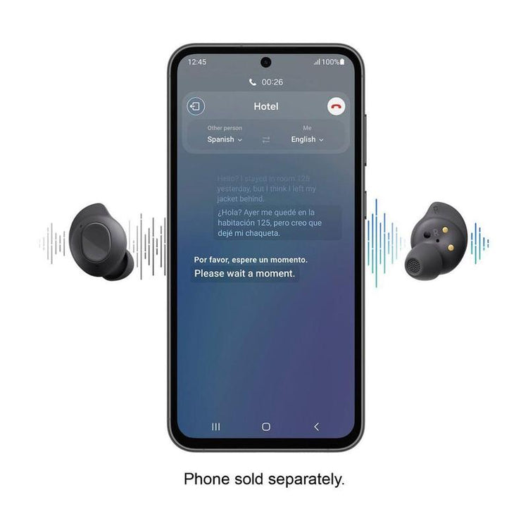 Samsung Galaxy Buds FE charging case open