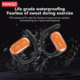 MINISO MS185 OWS Open Ear Wireless Bluetooth Earbuds Quicksand Luminous Headphones HIFI Sound Quality Sports Headphones IPX5 Waterproof with Microphone