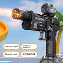 Kids' Cross-Border Electric Burst Water Gunner Self-Integrated Linkage Back Chamber with Pulse Flame Light