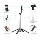 Mybat Pro Portable Picture Perfect Selfie Stick & Tripod with Bluetooth Remote Control, Handy Adjustable Selfie Stick- Black Accessories Landscape Smartphone Holder