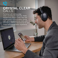 JLab JBuds Lux ANC headphones folded for travel
