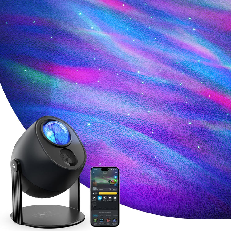 aurora wave led nebula projector ceiling effect