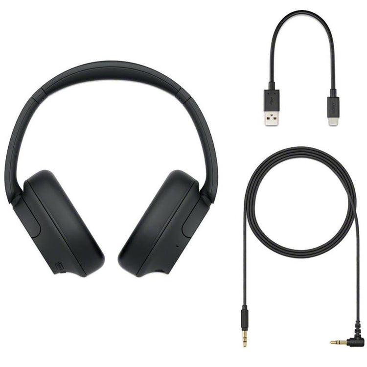 Sony WH-CH720N wireless noise cancelling headphones on ear display