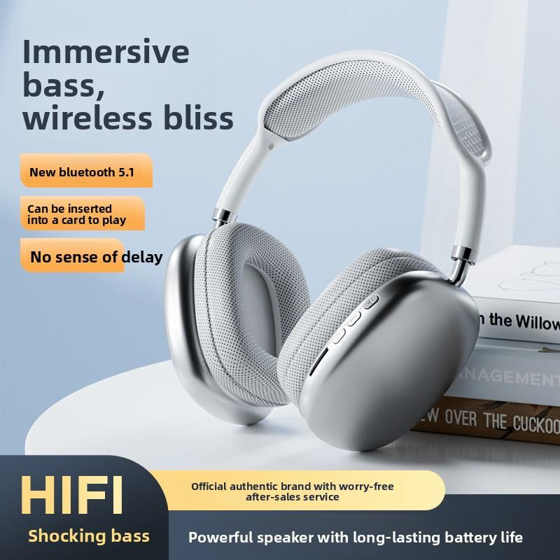 Over-Ear Wireless Bluetooth Headphones with Active Noise Cancellation Hi-Res Audio Long Battery Life Lightweight Portable Design Built-In Microphone for Clear Calls New Bluetooth 5.1
