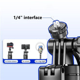 67" Phone Tripod Selfie Stick with Remote,Portable Extendable Aluminum Selfie Stick Phone Stand Compatible with Cell Phone/Camera/Ring Light/Dji/Gopro