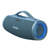 Mirtune S100 Bluetooth Speaker with LED light and handle for outdoor use.
