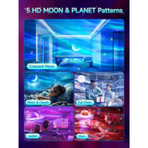 Star Projector Northern Lights Projector, 15 Colors Moon Light Star Projector Galaxy Light,15 Music& Galaxy Projector Aurora Light Projector,Remote Star Lights for Ceiling Projector