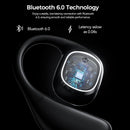 HTC NE11 Open Ear Wireless Earbuds, OWS Touchscreen Bluetooth Wireless Headphones, Bluetooth 6.0 Earphones, Long Battery Life Earbuds IPX5 Waterproof Sports Headphones with Long Endurance, Audio Wireless Earbuds for Music & Phone Calls