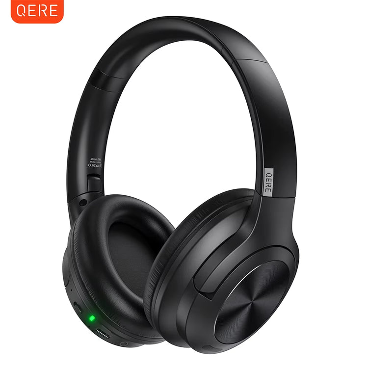 Wireless Headphones  E80 Earphone Bluetooth 5.3 ANC Noise Cancellation Hi-Res Audio over the Ear Headset 70H 40Mm Driver2.4G