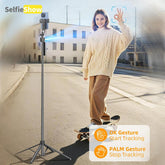 Face Tracking Selfie Stick Tripod, USB Rechargeable 4-Foot Selfie Stick with Remote Control, Portable Selfie Accessories for Phone & Camera, Phone Accessories, Gifts for Girlfriend