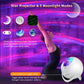 Northern Lights Projector Galaxy Projector for Bedroom, White Noise Bluetooth Speaker Star Projector, Suitable Gaming, Home Theater, Adult, Christmas Mood Night Light
