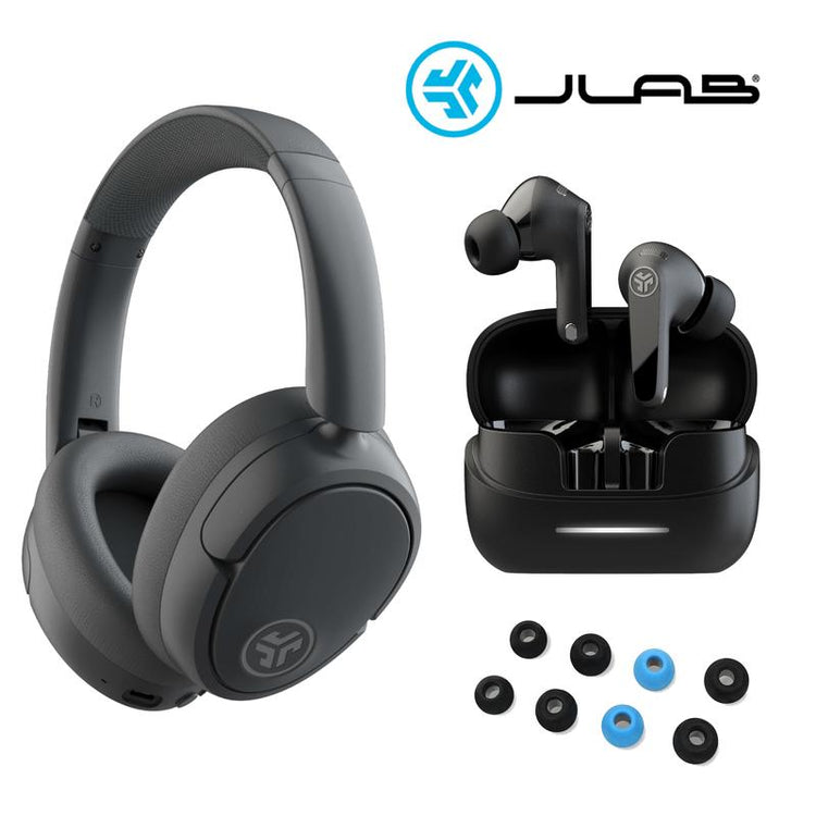 JLab Lux ANC + Pods ANC Gift Set front view