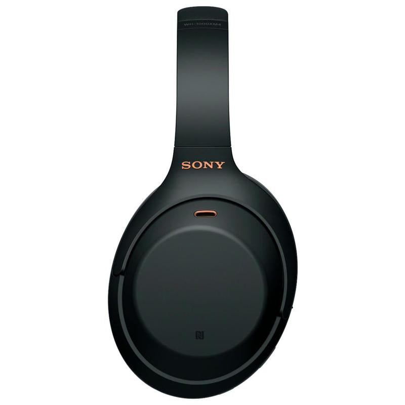 Sony WH 1000XM4 wireless noise cancelling headphones on desk