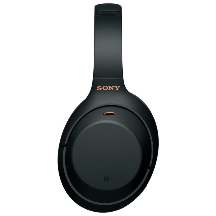 Sony WH 1000XM4 wireless noise cancelling headphones on desk