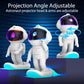 galaxy star projector night light adjustable head angle 360 rotation astronaut