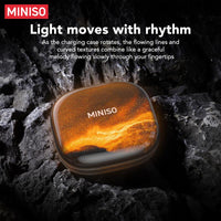 MINISO MS185 OWS Open Ear Wireless Bluetooth Earbuds Quicksand Luminous Headphones HIFI Sound Quality Sports Headphones IPX5 Waterproof with Microphone