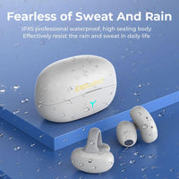 Lightweight bone conduction earbuds side view