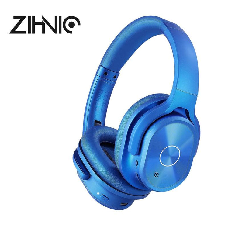 ZIHNIC PN9 Active Noise Canceling Headphones,Wireless Bluetooth Earbuds,Over Ear Foldable Sport Headset,Long Standby Powerful Battery Life Bluetooth 5.4 Long Standby Foldable Sport,On Ear Built-In Mic, Audio Earphones Electronic Folding Headphones