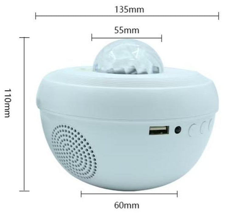 Starry Projector Galaxy Light Projector with Bluetooth Speaker, Multiple Colors Dynamic Projections Star Night Light Projector for Kids Adults Bedroom, Space Lights for Bedroom Decor Aesthetic