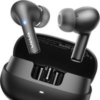 TOZO E2 Wireless Earbuds with Call Noise Cancellation, App Customize 32 Eqs, 10Mm Drivers with Powerful Bass, 30H Playtime, 2 Mics for Clear Calls, Bluetooth 5.3 Headphones, Comfort Fit In-Ear Headset Fathersdaygift Audio Charging Electronic Chargeable