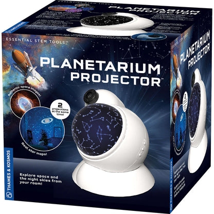Planetarium Style Galaxy Projector in packaging showcasing space exploration and night sky projections.