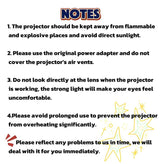 Haoye Portable Projector,5G Wifi&Bluetooth,Bt 5.2,200 Inch Screen,Built-In Speaker,Home Outdoor Video Projector with Android 11 System Projectors