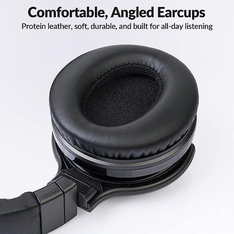 E7 PRO headphones connected to smartphone via Bluetooth