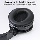 E7 PRO headphones connected to smartphone via Bluetooth
