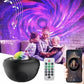 Starry Projector Galaxy Light Projector with Bluetooth Speaker, Multiple Colors Dynamic Projections Star Night Light Projector for Kids Adults Bedroom, Space Lights for Bedroom Decor Aesthetic