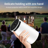 Holycode Portable Projector, with WIFI & Bluetooth-Compatible, Outdoor Portable for Home & Outdoor Use Audio Wireless Screen Wall