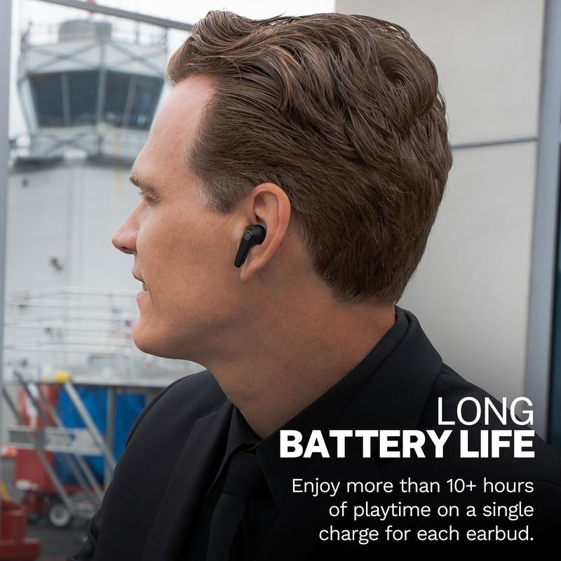 JLab Lux ANC earbuds in-ear example

