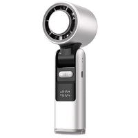 100 Turbos Chilled Ice Sensation Cold Fan Super Mini Turbo Speed Fan USB Powered Digital Display for Outdoor Camping Office Dorm