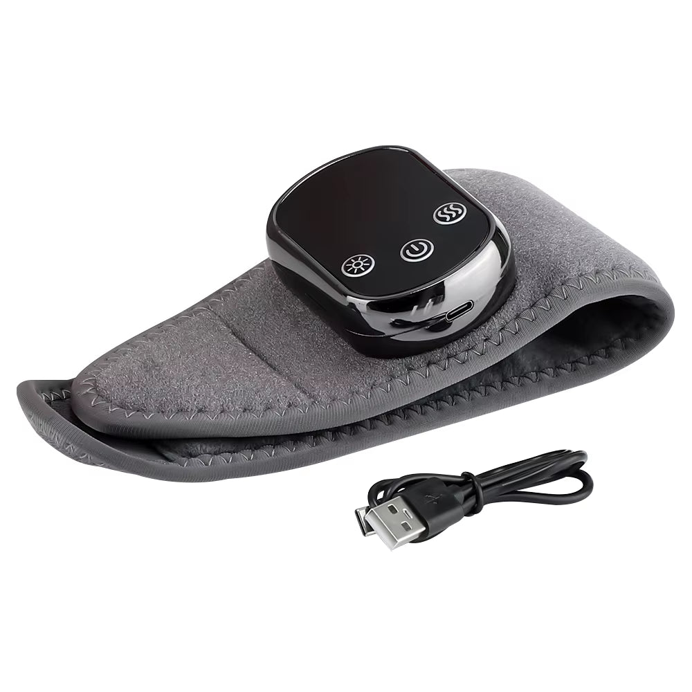 Heated Wrist Wrap with Electric Wrist Support – Adjustable Heat Therapy Brace for Arthritis Relief