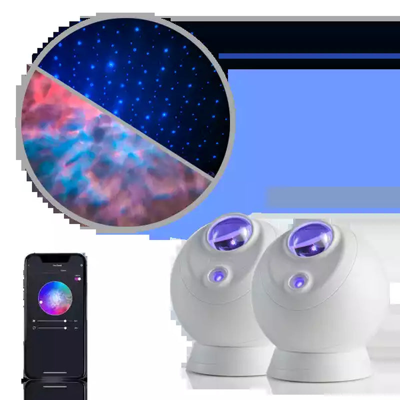 aurora wave led nebula projector room ambiance