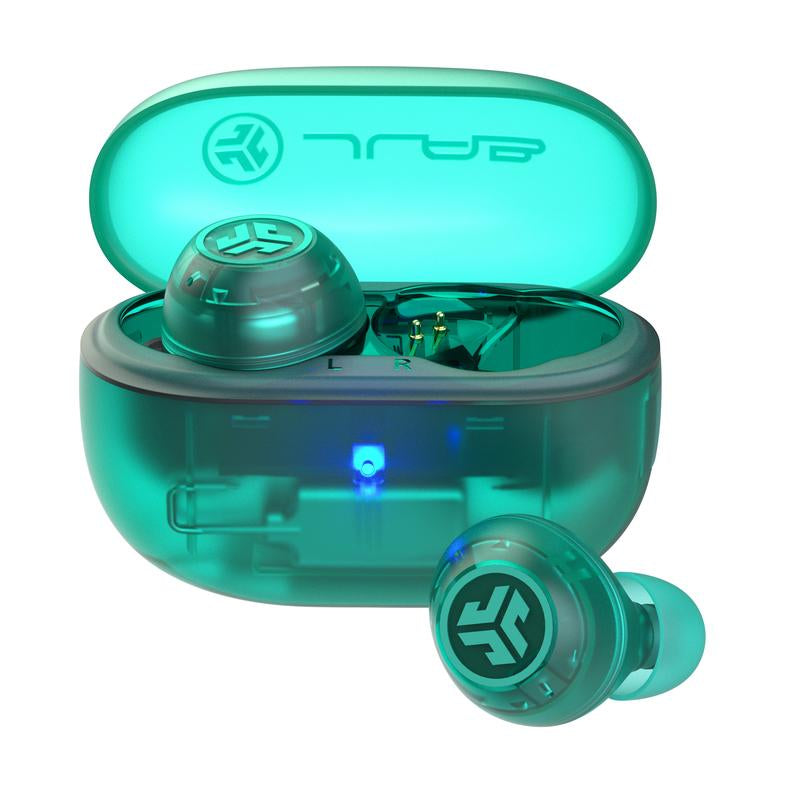 Jlab GO POP ANC Earbuds, IP55, Bluetooth, 24+ Hr Playtime, Noise Cancelling, Android/Ios, Noise Cancelling Headphones Bluetooth