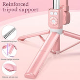 67 Selfie Stick Tripod with Ring Light 360°Rotation, Dual Fill Lights, Selfie Light，Wireless Remote for Iphone Android Phone Tripod for Vlog Stand Content Gifts