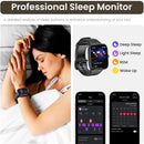 TOZO S7 Smartwatch Bluetooth Call AMOLED Ultra HD Screen,Dynamic Dials Messages Push 100+ Sports Modes,Detect Human Health (Heart Rate,Blood Oxygen)With High Battery Life Touch Screen Watch Black Fathersdaygift Wristwatch Wearable Phone Smartphone