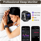 TOZO S7 Smartwatch Bluetooth Call AMOLED Ultra HD Screen,Dynamic Dials Messages Push 100+ Sports Modes,Detect Human Health (Heart Rate,Blood Oxygen)With High Battery Life Touch Screen Watch Black Fathersdaygift Wristwatch Wearable Phone Smartphone