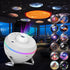 Planetarium Style Galaxy Projector showcasing 13-in-1 HD star light effects in a modern living room.
