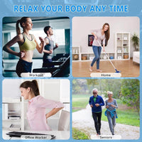 Muscle Deep Tissue Massage Gun,Massagers Neck and Shoulder,With 30 Speed Levels 9 Massage Head,Neck Massager,Couple/Family Gift,Comfort,Relaxing,Gifts for Fathers Day,Grey
