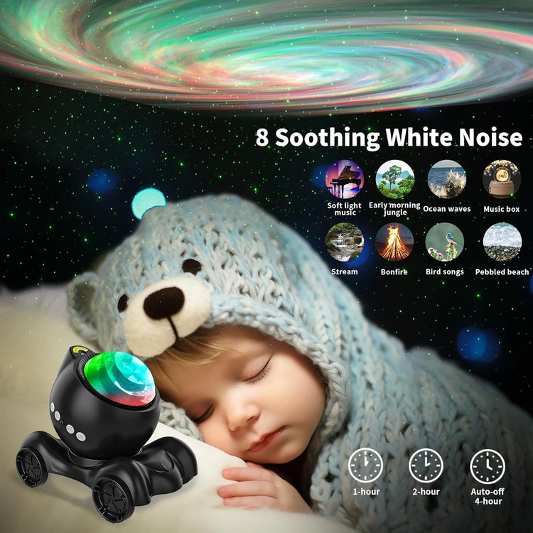 galaxy star projector night light for kids and adults