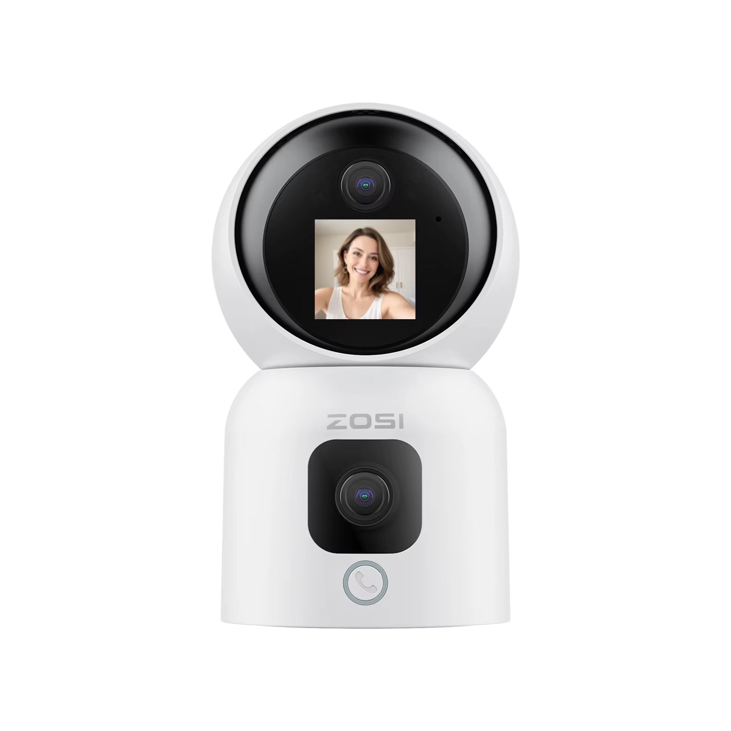 360° Smart Home Security Camera – Full HD Wireless Indoor Surveillance with Motion Detection & Night Vision
