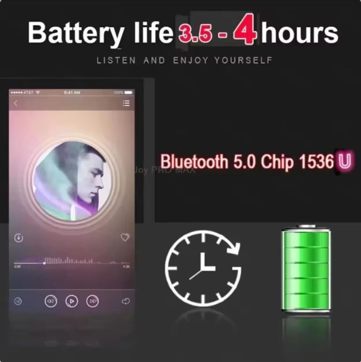 2025 NEW IOS18 ANC Pro 2 Wireless Bluetooth Earbuds Active Noise Cancellation Gaming Handfree Headset Earphone USB-C Type Cable