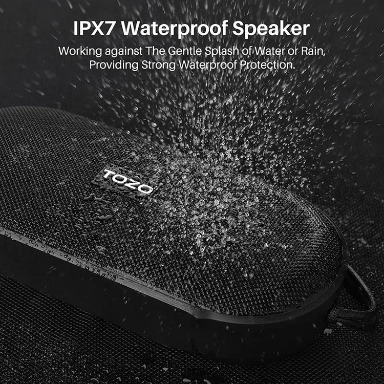 TOZO PA1 Bluetooth Speakers with 20W Stereo Sound, 25H Playtime, IPX7 Waterproof Portable Wireless Speakers Audio Protection Smartphone Fathersdaygift