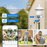 Smart home wireless bulb security camera 2K