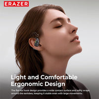 ERAZER XP6 Wireless Earbuds Open Free Wireless Bluetooth Earbuds Touchscreen Earphones for Listening to Music & Calling, Bluetooth Wireless Headphones