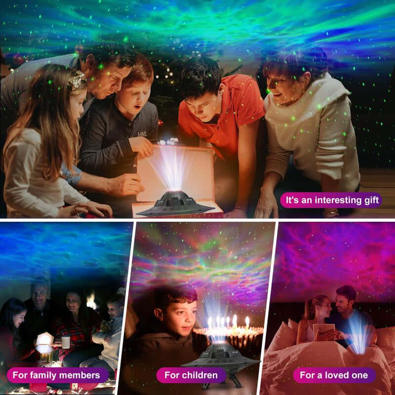 UFO Galaxy Projector for game room