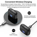 TOZO T20 Wireless Earbuds Bluetooth Headphones 48.5 Hrs Playtime with LED Digital Display Audio Earphones Noise Electronic Headset Charging Chargeable Mini Headphones In-Ear Earphone Fathersdaygift