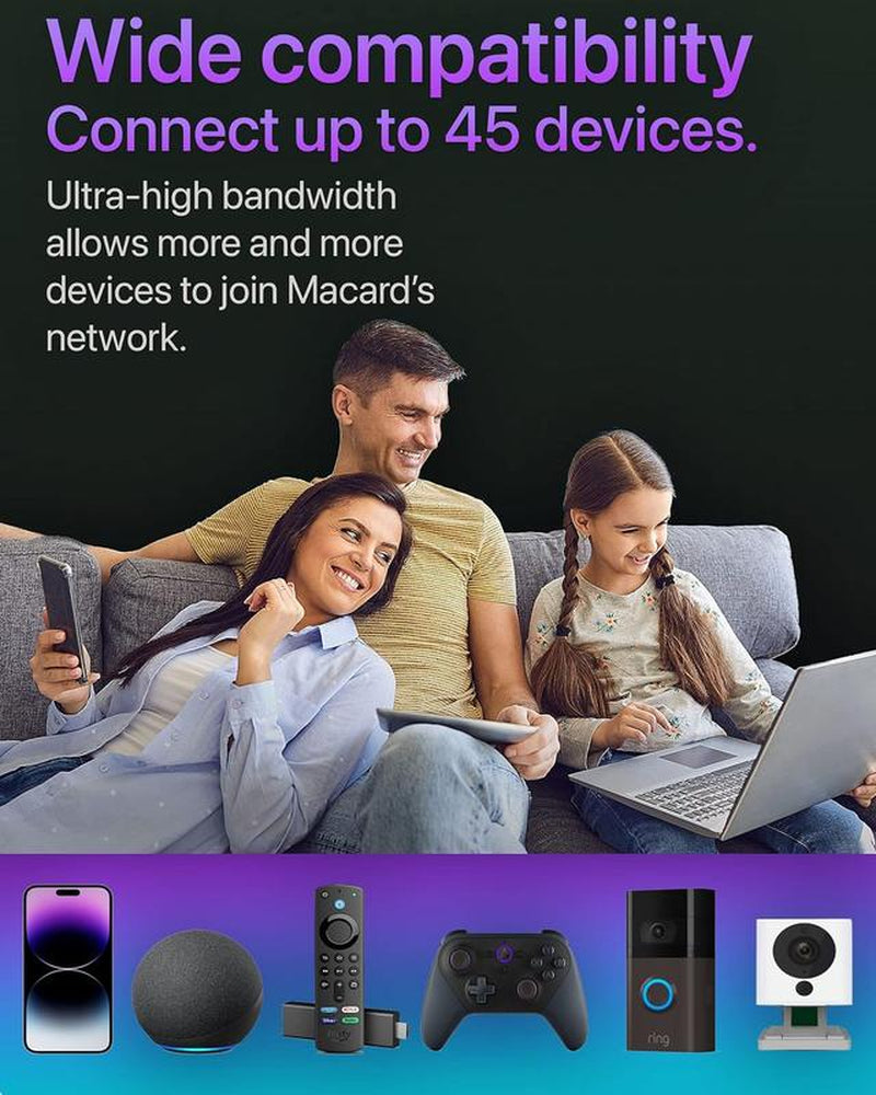 Fastest Wifi Extender/Booster | Latest Release up to 74% Faster | Broader Coverage Wifi Extenders Signal Booster for Home | Internet Booster Wifi Repeater, W/Ethernet Port, Made for USA