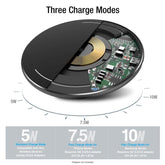 TOZO W1 Wireless Charger, 10W Qi-Certified Fast Charging Pad Electronic Smartphone Cellphone Mobile Fathersdaygift